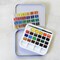 Daler-Rowney Aquafine Watercolor Paint Half Pan Travel Set-24/Pkg